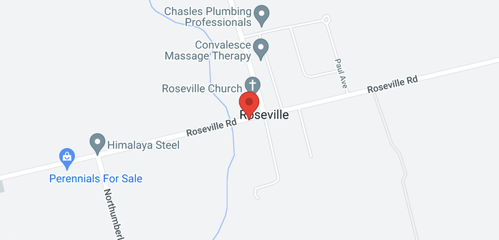 map of 3215 Roseville Road